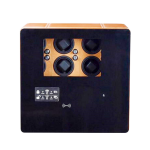 Brooklyn Glass Watch Winder ( Porsche Brown Top Leather)