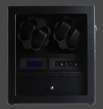 Tiara II Carbon Fibre 4 Watch Winder (detail 2)
